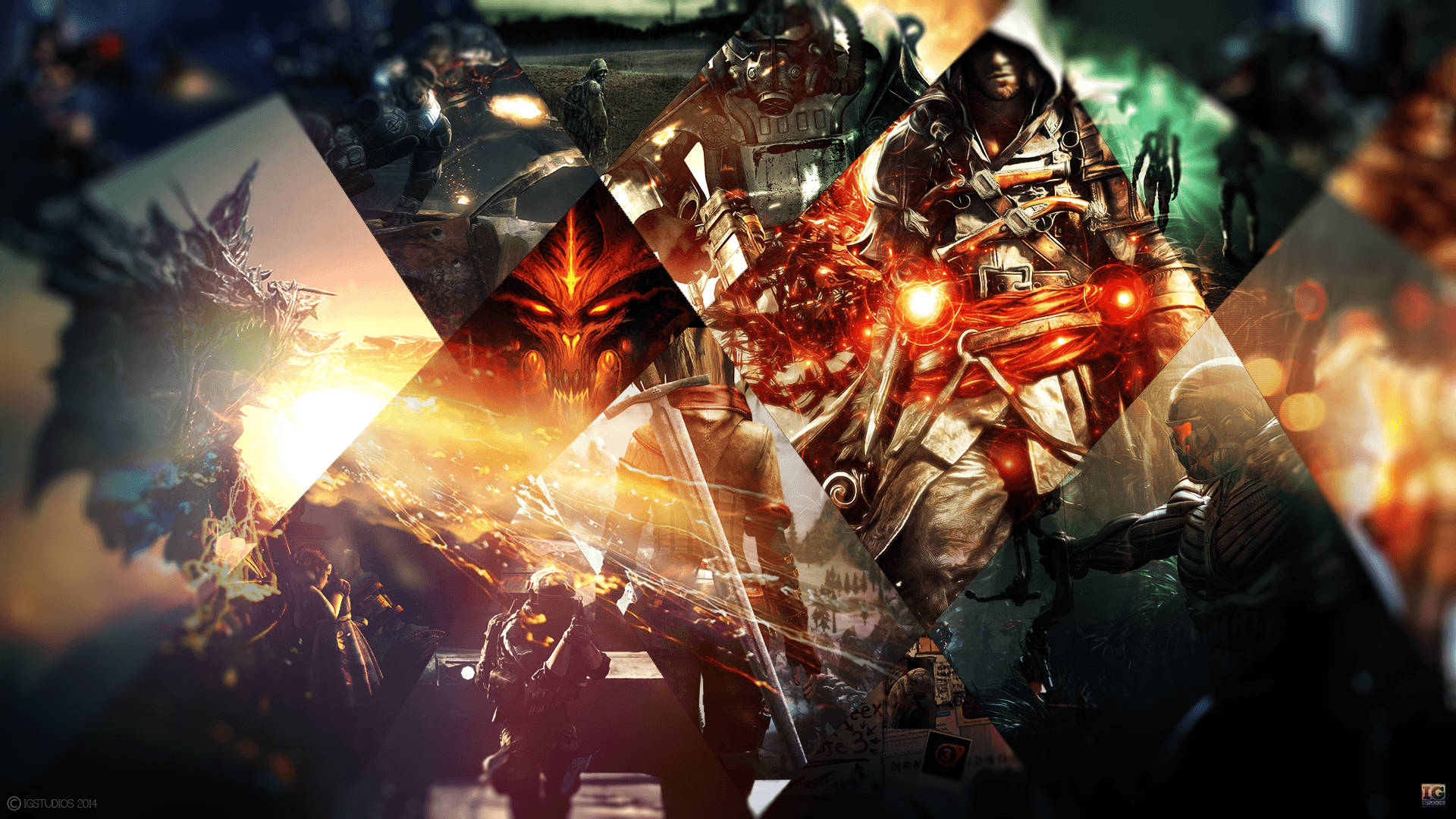 Gaming Collage Cover Picture