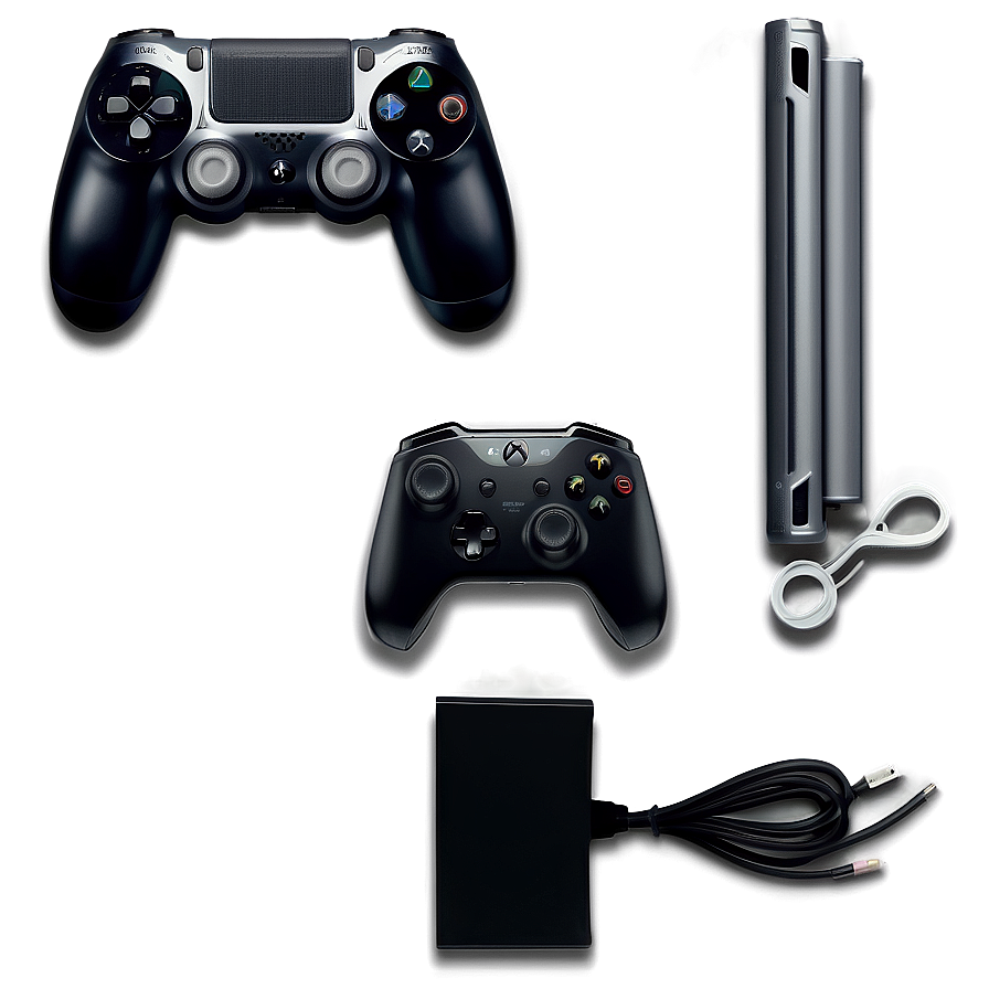 Gaming Controller Collection Png 06112024 PNG