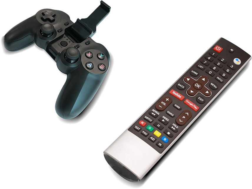 Gaming Controllerand T V Remote PNG