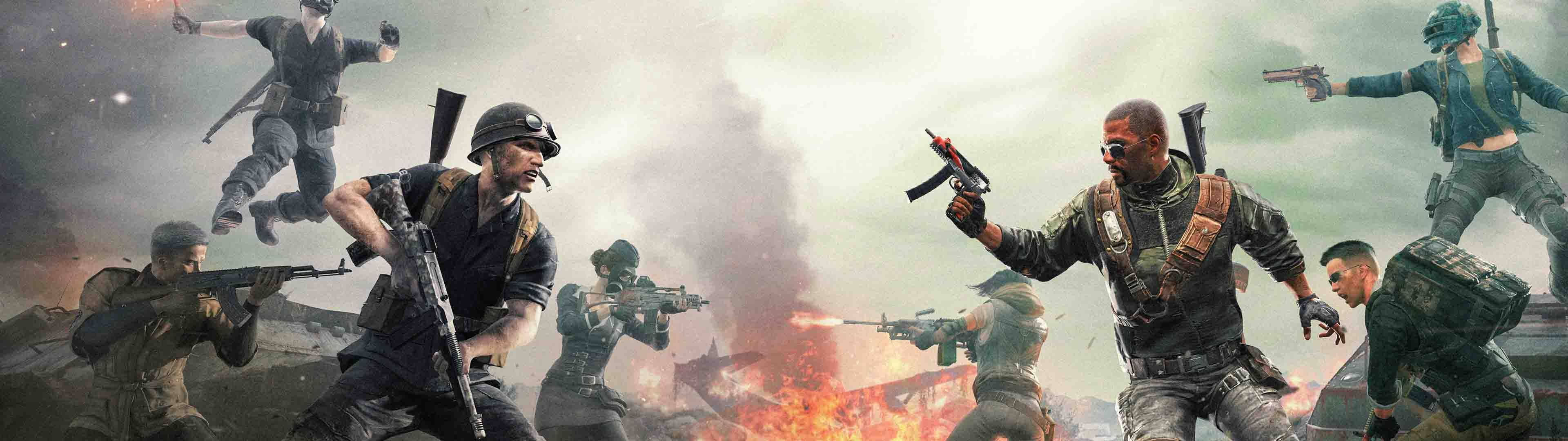 Callof Duty Gaming Dual Screen - Doppio Schermo Di Gioco Call Of Duty. Sfondo