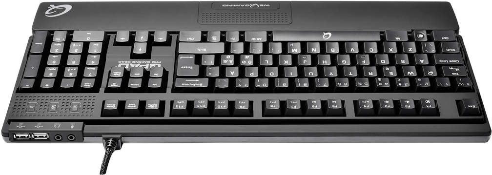 Gaming Keyboard Backlit Keys PNG