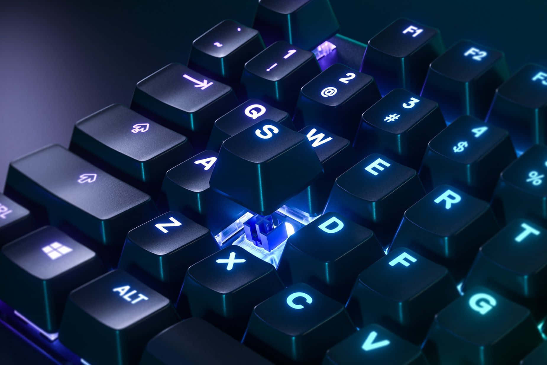 Enhance your gaming abilities with the powerful gaming keyboards. Wallpaper