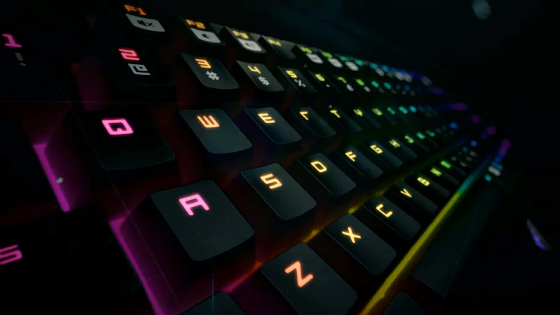 Experience an Unrivalled Gaming Experience with this Gaming Keyboard Wallpaper