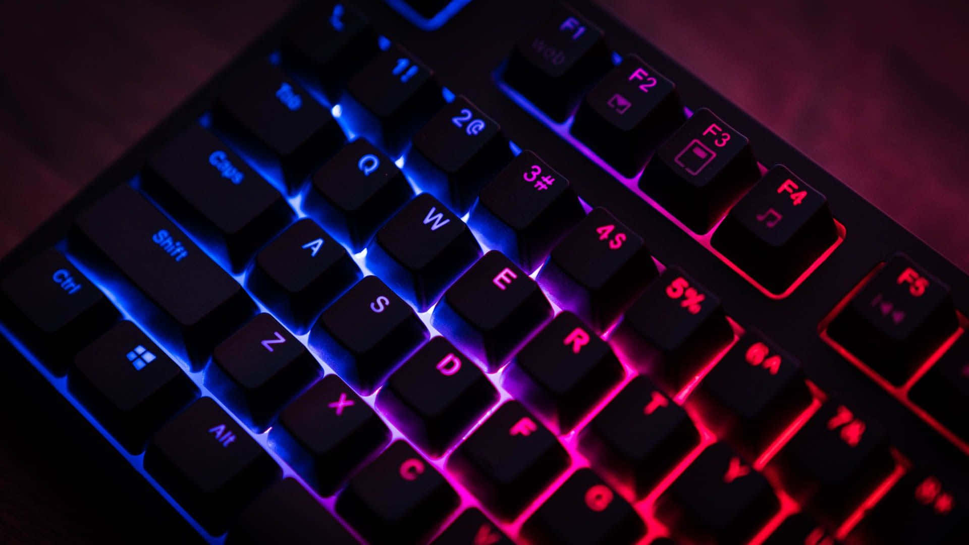 Take your gaming experience to the next level with a gaming keyboard Wallpaper
