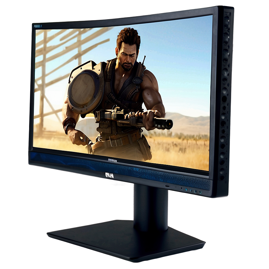 Gaming Monitor With Speakers Png Dap PNG