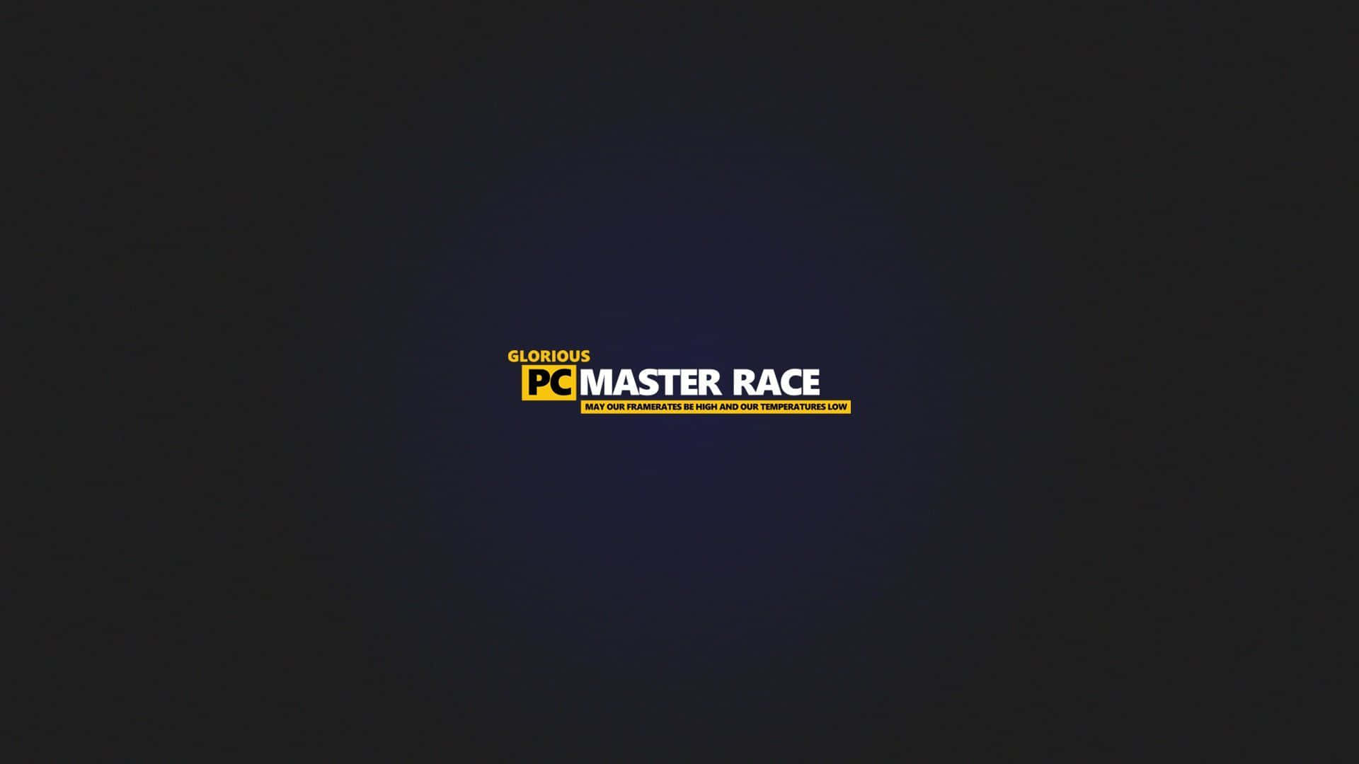 Master Rage Logo On A Black Background