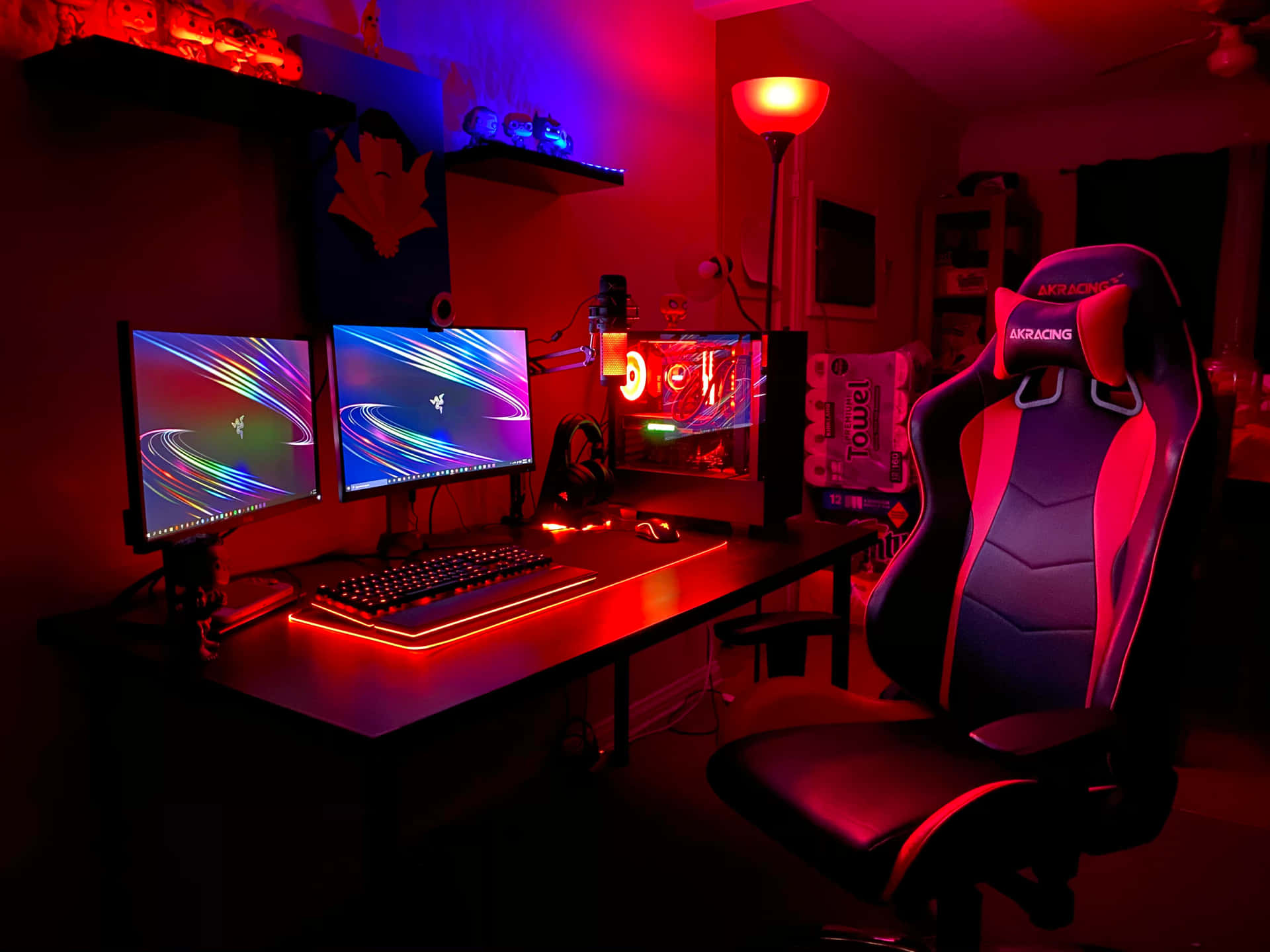 Get ahead of the game with this ultimate gaming PC setup Wallpaper