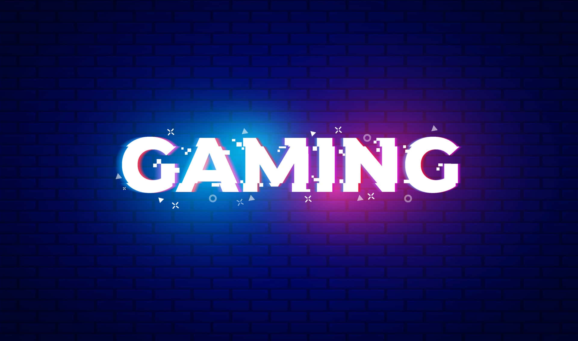 Purple Gaming Lettering Logo Picture