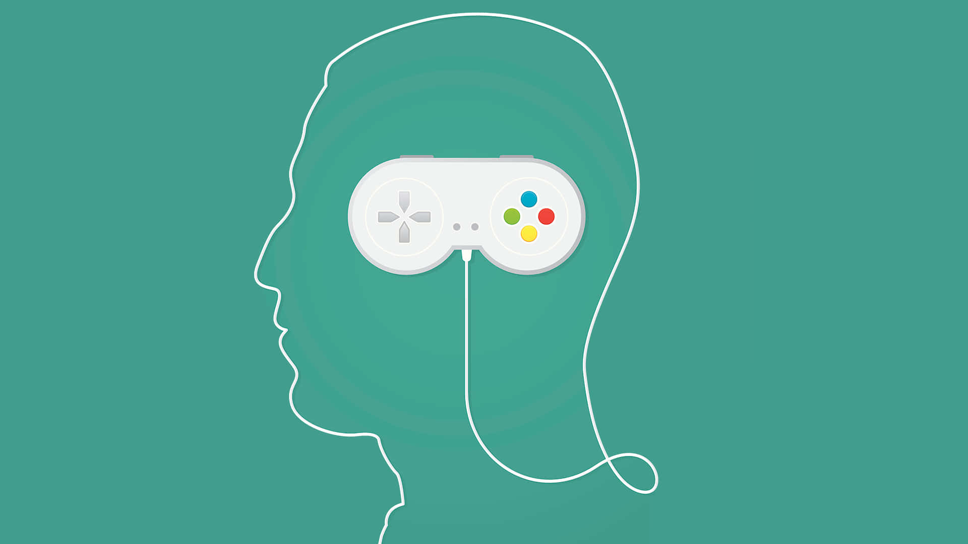 Gaming Console Inside Head Picture