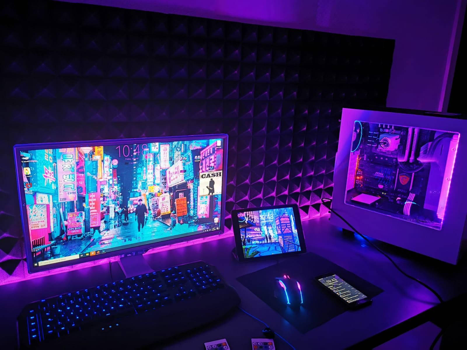 Gaming Room Bright Desktop Picture