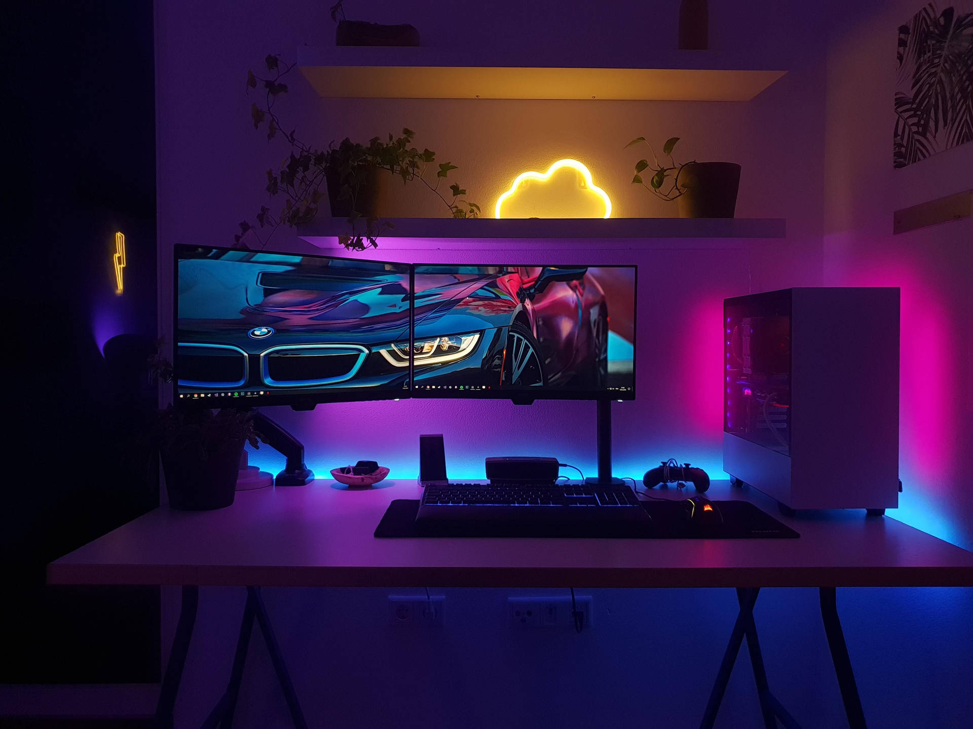 100+] Gaming Room Wallpapers 
