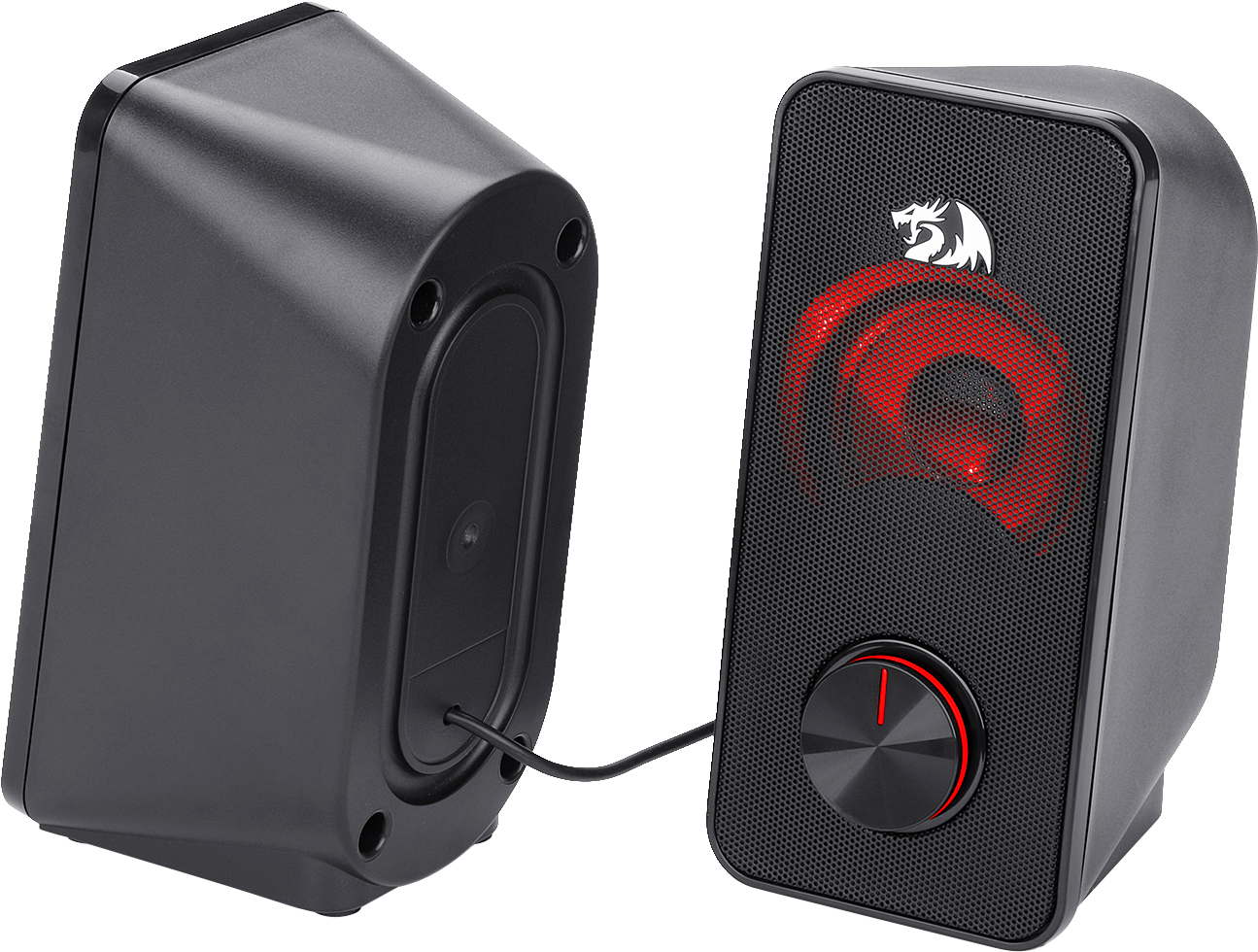 Gaming Speakers Red Accent PNG