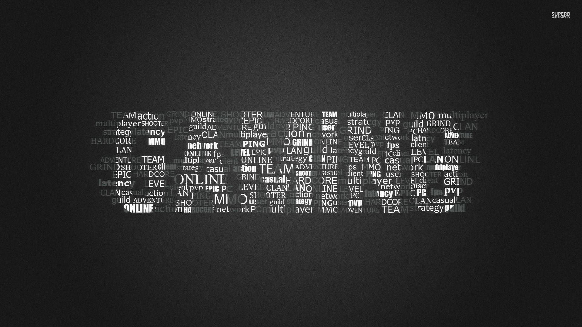 Gaming Text Profile Wallpaper