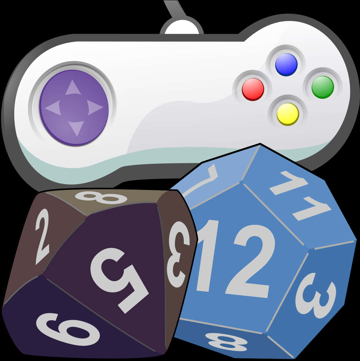 Gamingand Roleplay Dice Icon PNG