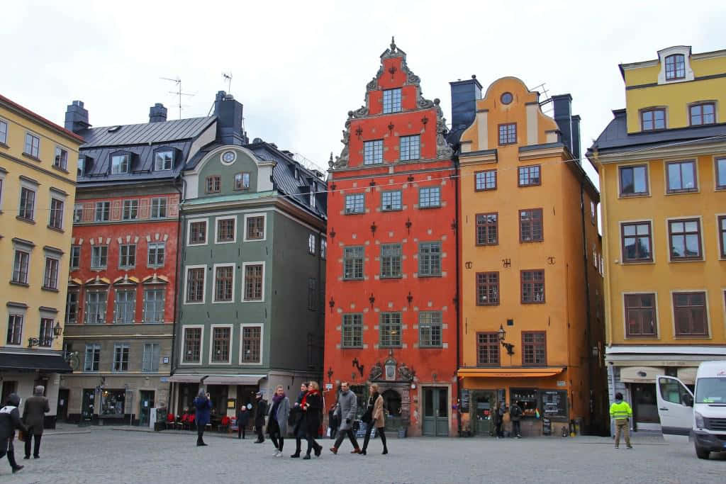 Gamla Stan Central Stockholm Wallpaper