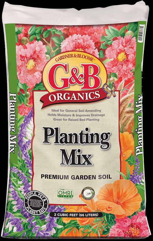 Gand B Organics Planting Mix Bag PNG