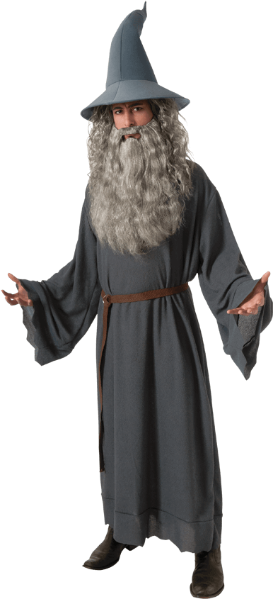 Gandalfthe Wizard Costume Pose PNG