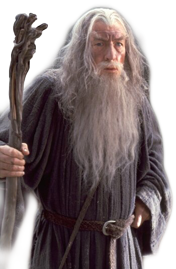 Gandalfthe Wizard Portrait PNG