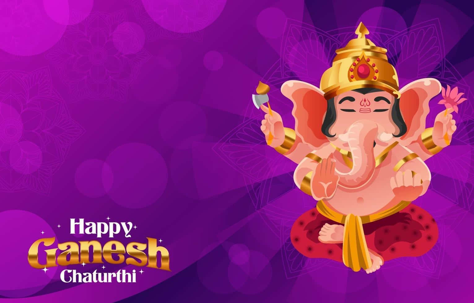 Fejrganesh Chaturthi Med Glæde Og Lykke!