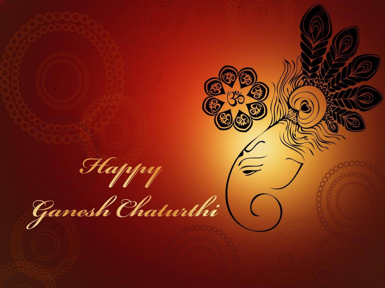 Tarjetade Felicitación De Ganesh Chaturthi Fondo de pantalla