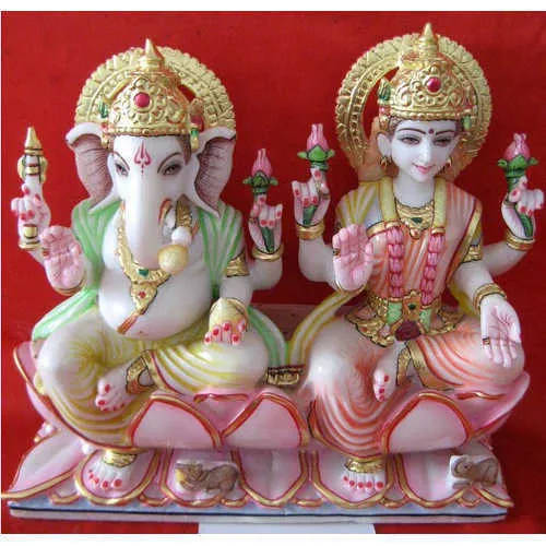Ganeshlakshmi In Ceramica Sfondo