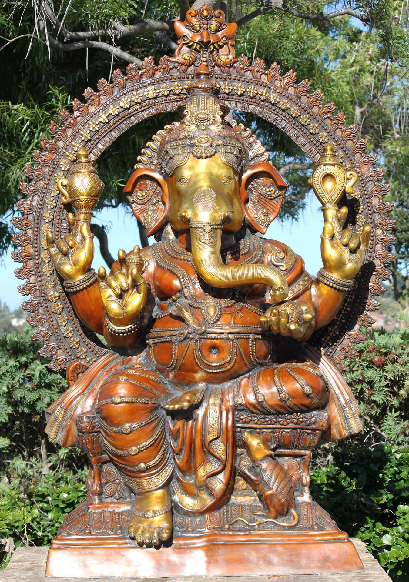 A Statue Of Ganesha