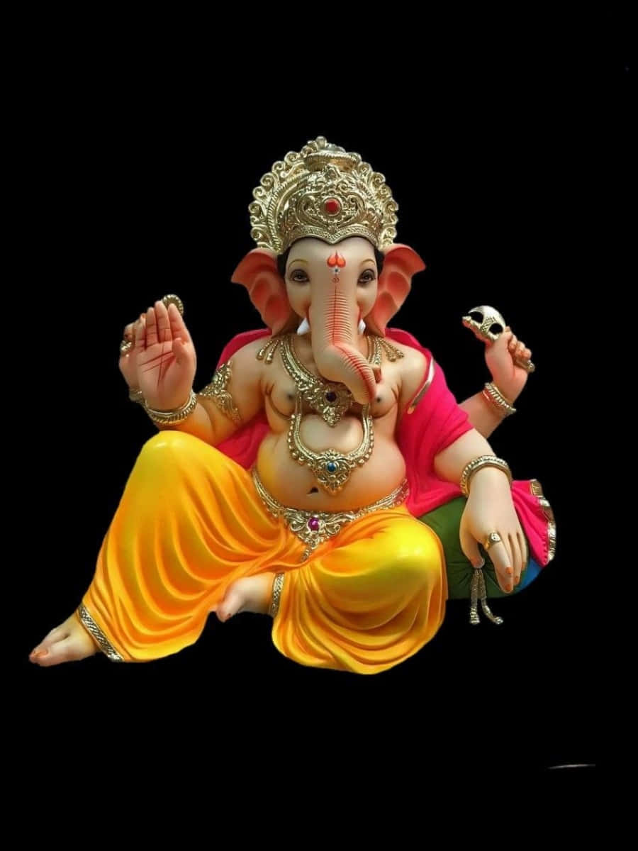 Fejrdet Guddommelige Med Et Billede Af Ganesh!