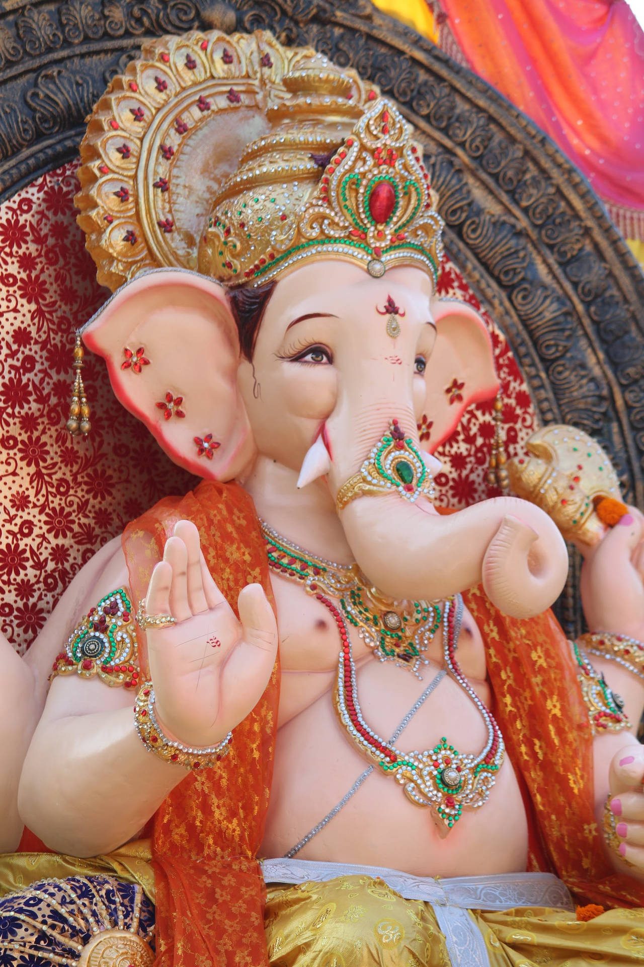 Retratodel Desfile De Ganesha Fondo de pantalla