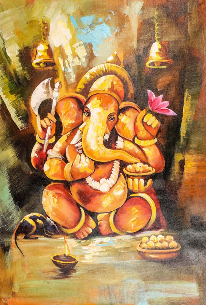 Ganesha Painting By Sai Ram