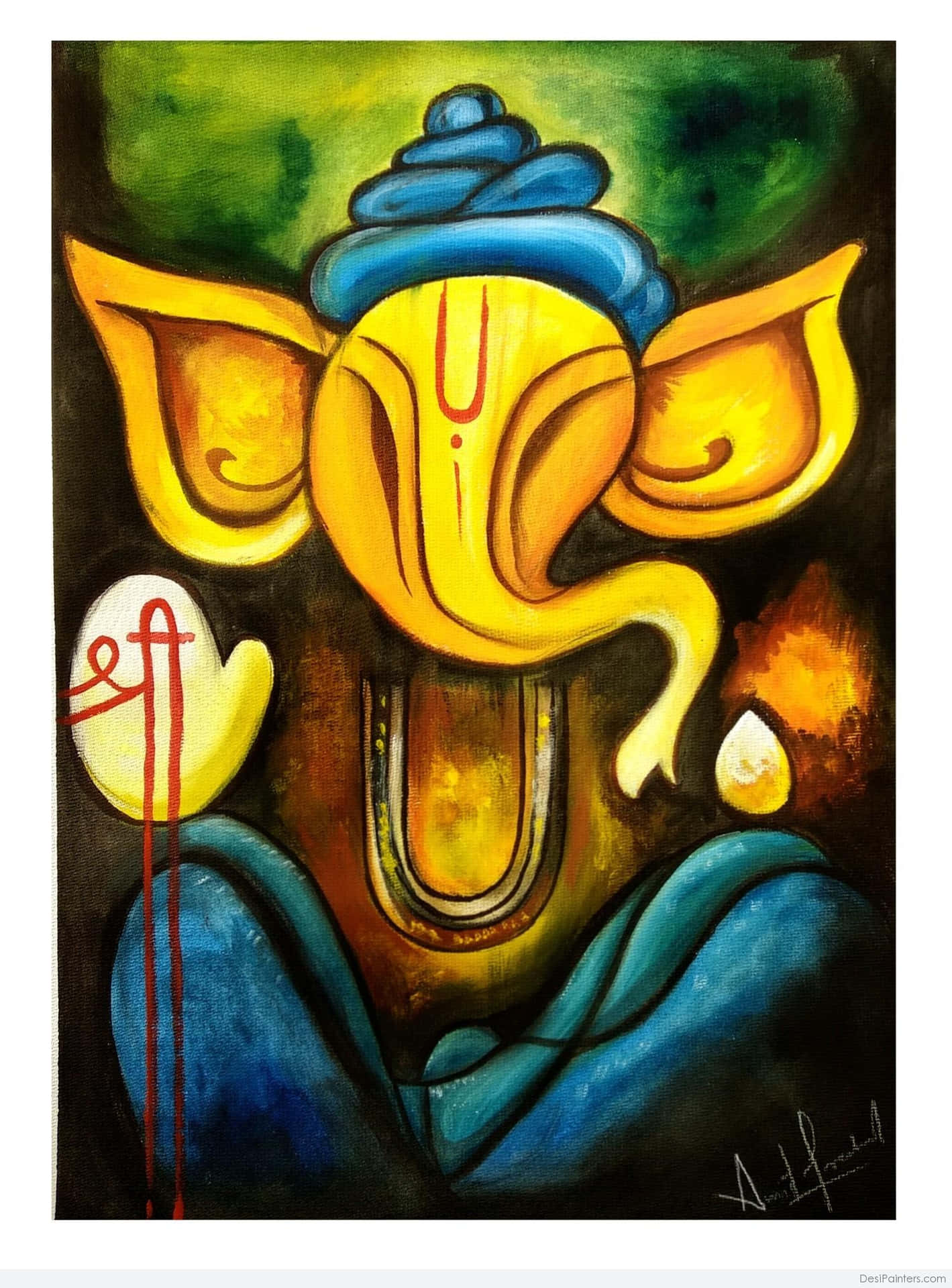 Omajestoso Deus Hindu Ganesha