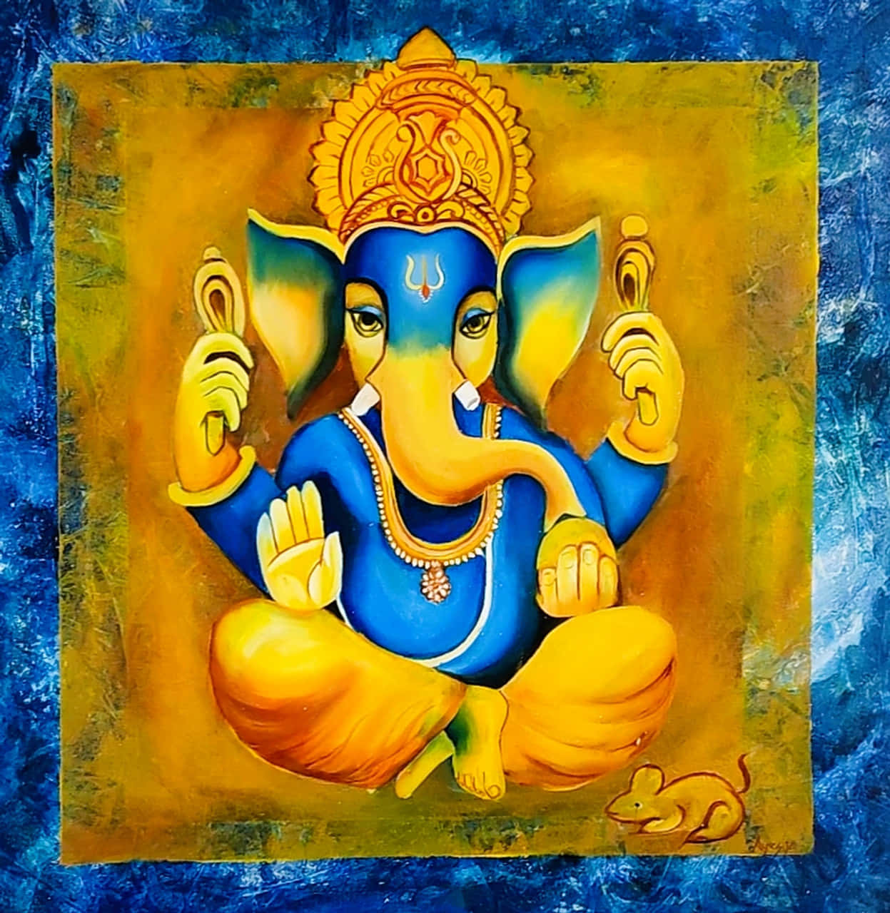 Download Celebrating Ganesha with little ones | Wallpapers.com