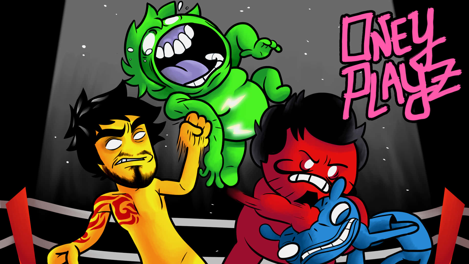 Diversify your violent video game experience with Gang Beasts Wallpaper