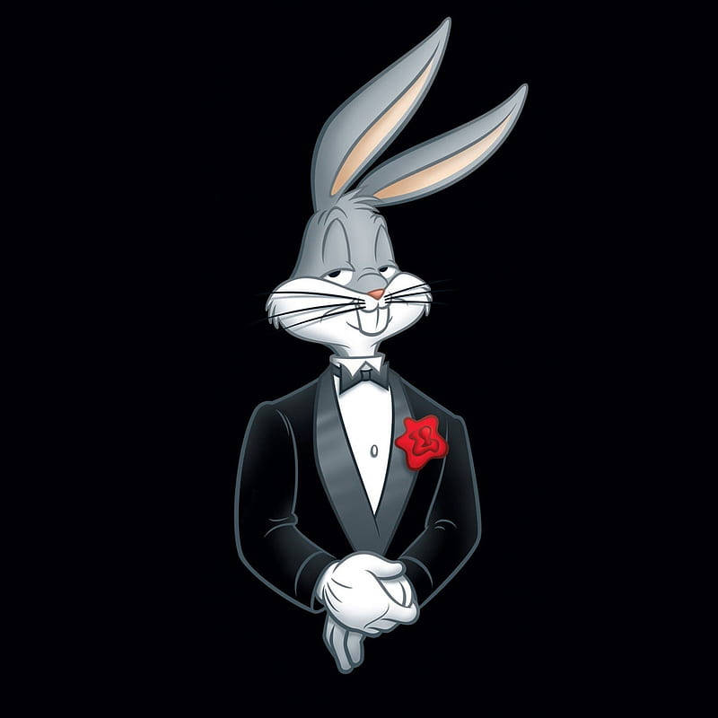 Bugs Bunny As Gangsta Cartoon Character Wallpaper