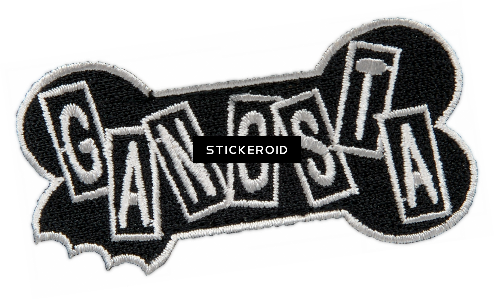 Gangsta Embroidered Patch PNG