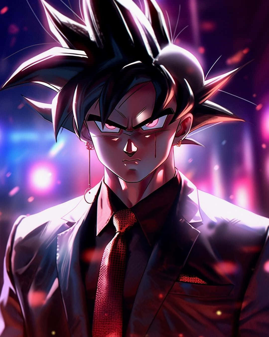 Gangster Goku Anime Artwork Wallpaper