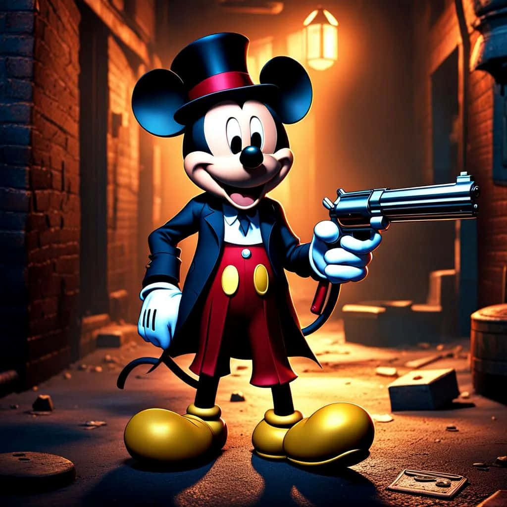 [100+] Gangster Mickey Mouse Wallpapers | Wallpapers.com