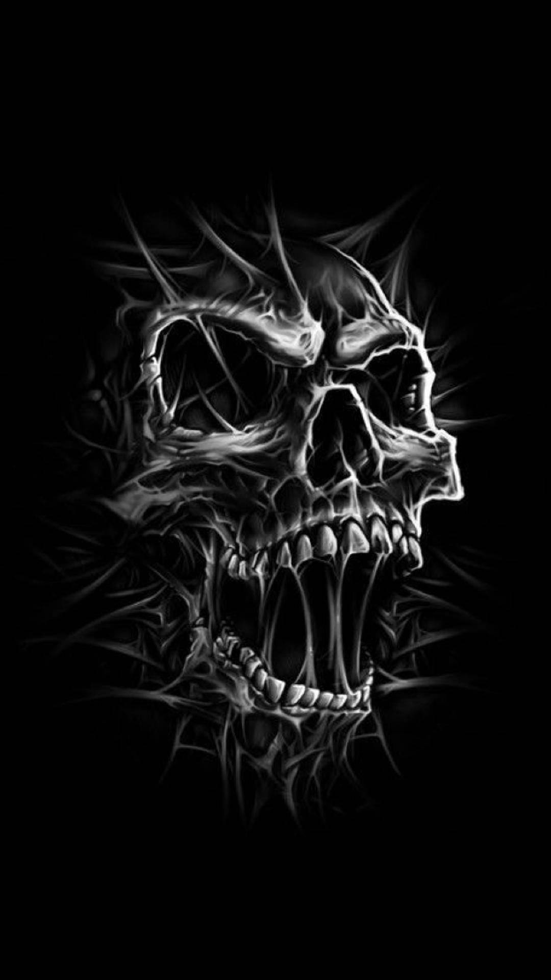 39456 Dark Skull 4K - Rare Gallery HD Wallpapers