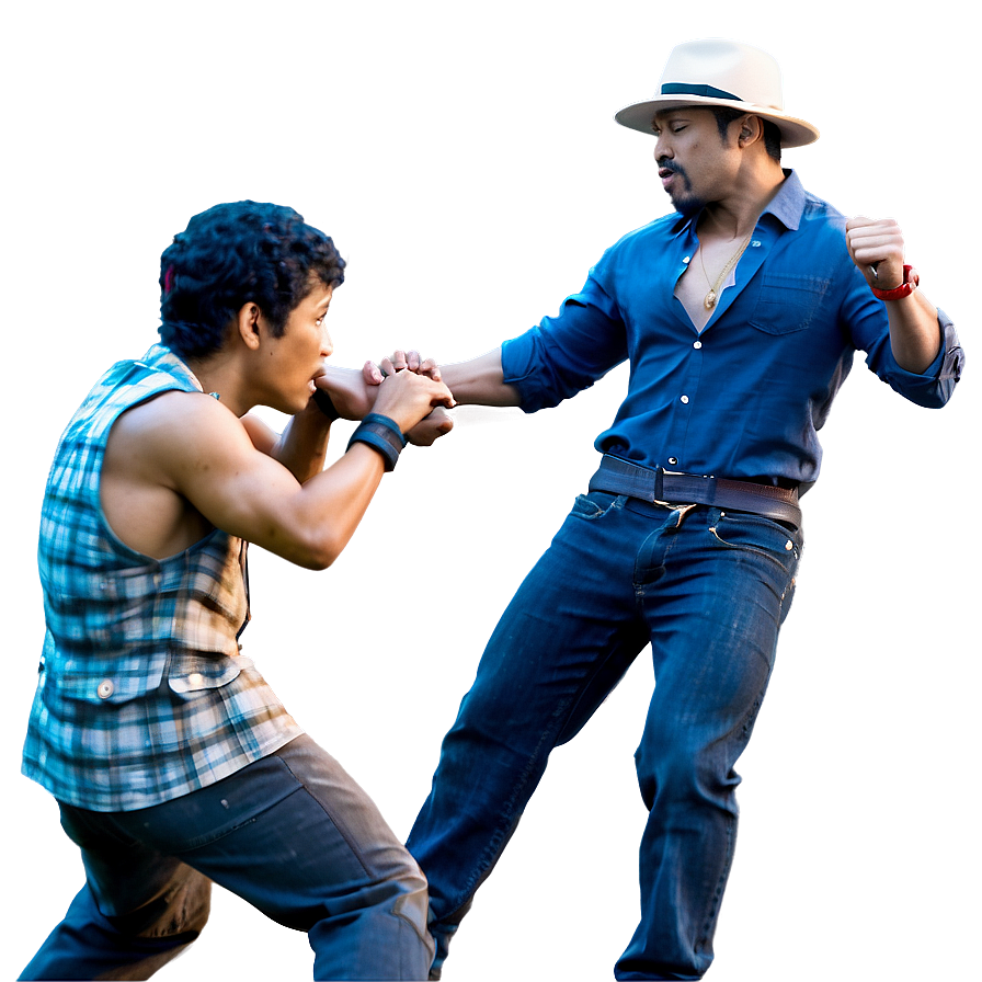 Gangster Street Fight Scene Png Ntx PNG