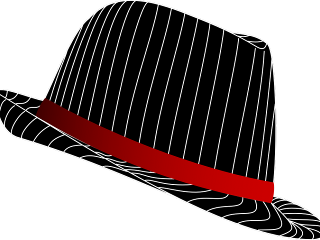 Gangster Style Fedora Hat PNG