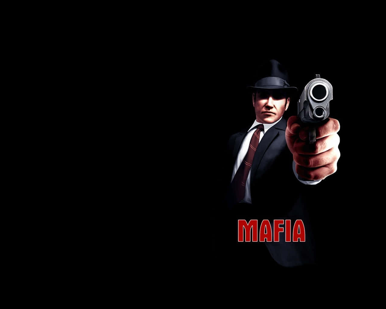Gangsters With Guns Lurking In The Dark Wallpaper