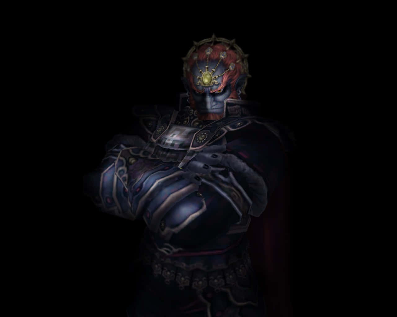 The King of Evil Ganondorf rules Hyrule in this powerful and captivating image Wallpaper