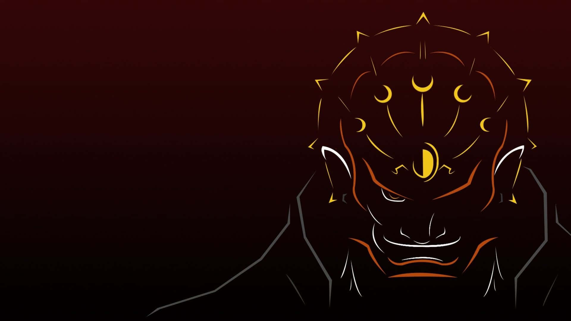 The powerful and menacing Ganondorf stands in victory Wallpaper