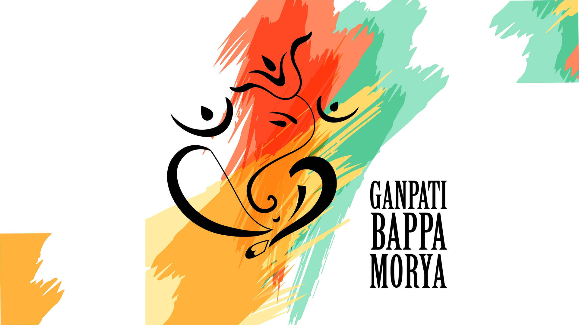 Ganpati Bappa Morya 4k Poster Wallpaper