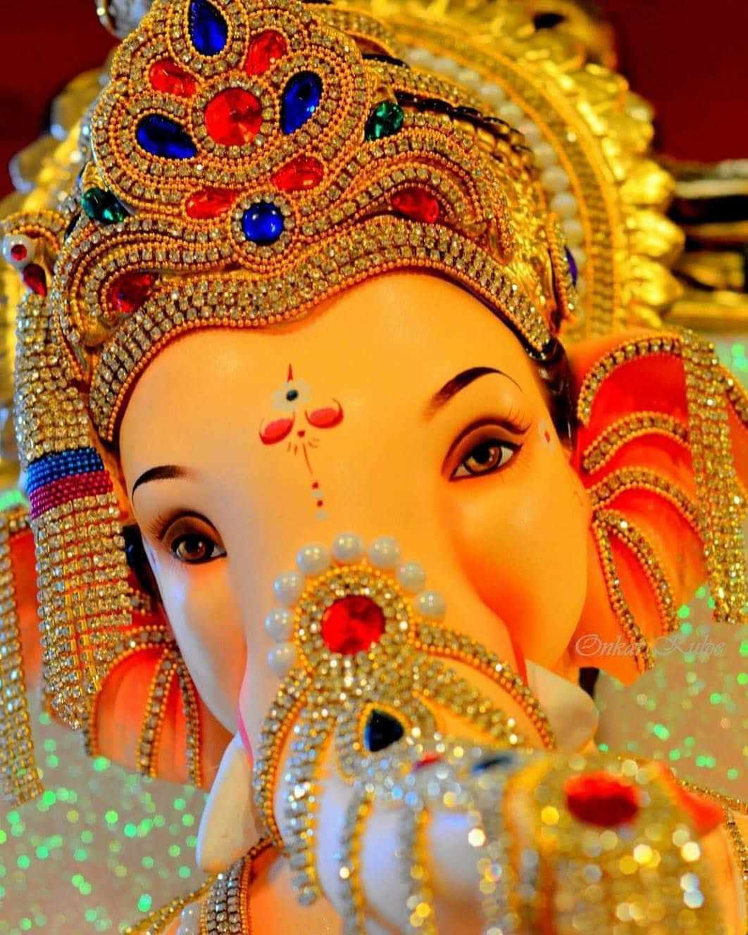 Titolodivino Ganesha In Un'aura Di Beatitudine