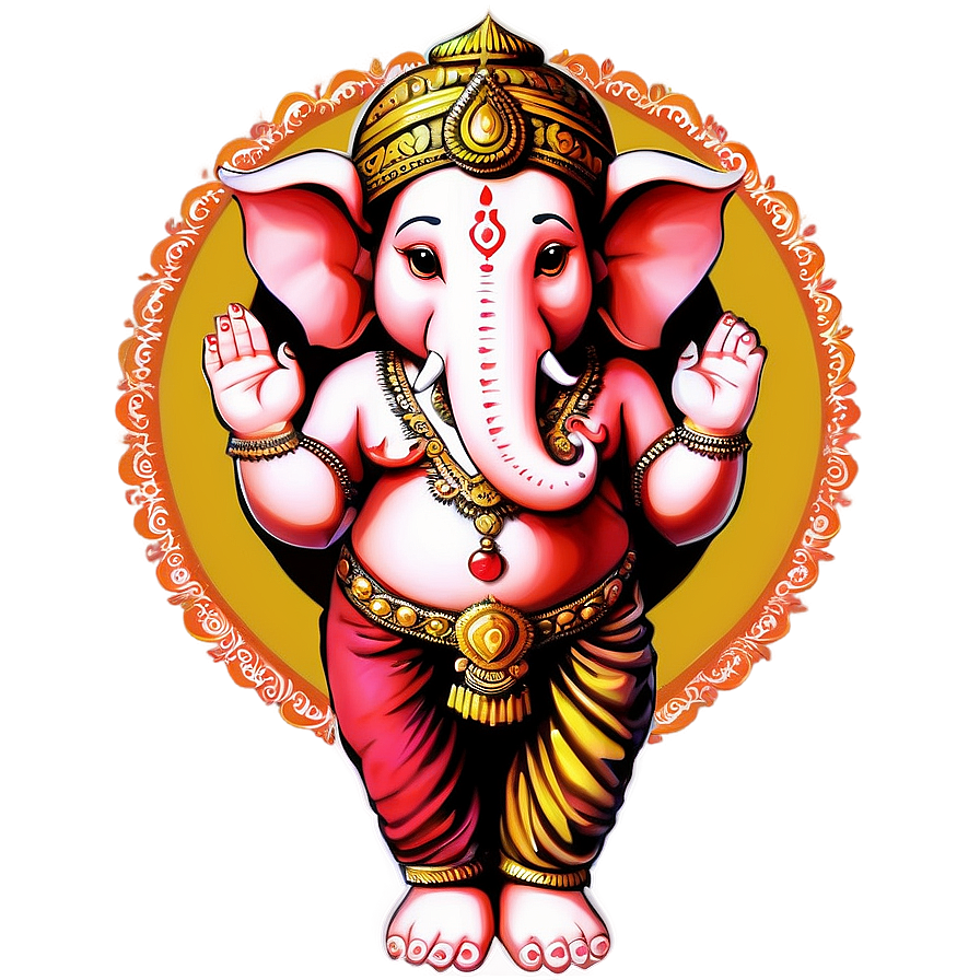 Ganpati Theme Party Png 06252024 PNG