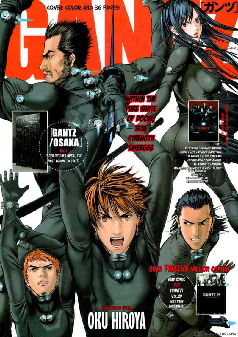 Gantz Manga Cover Art Wallpaper