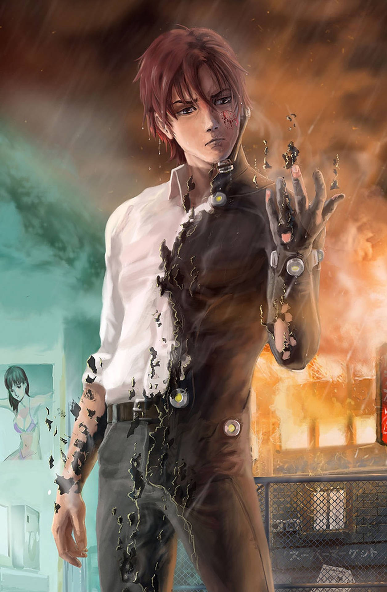 Gantz With Kei Digital Art Background