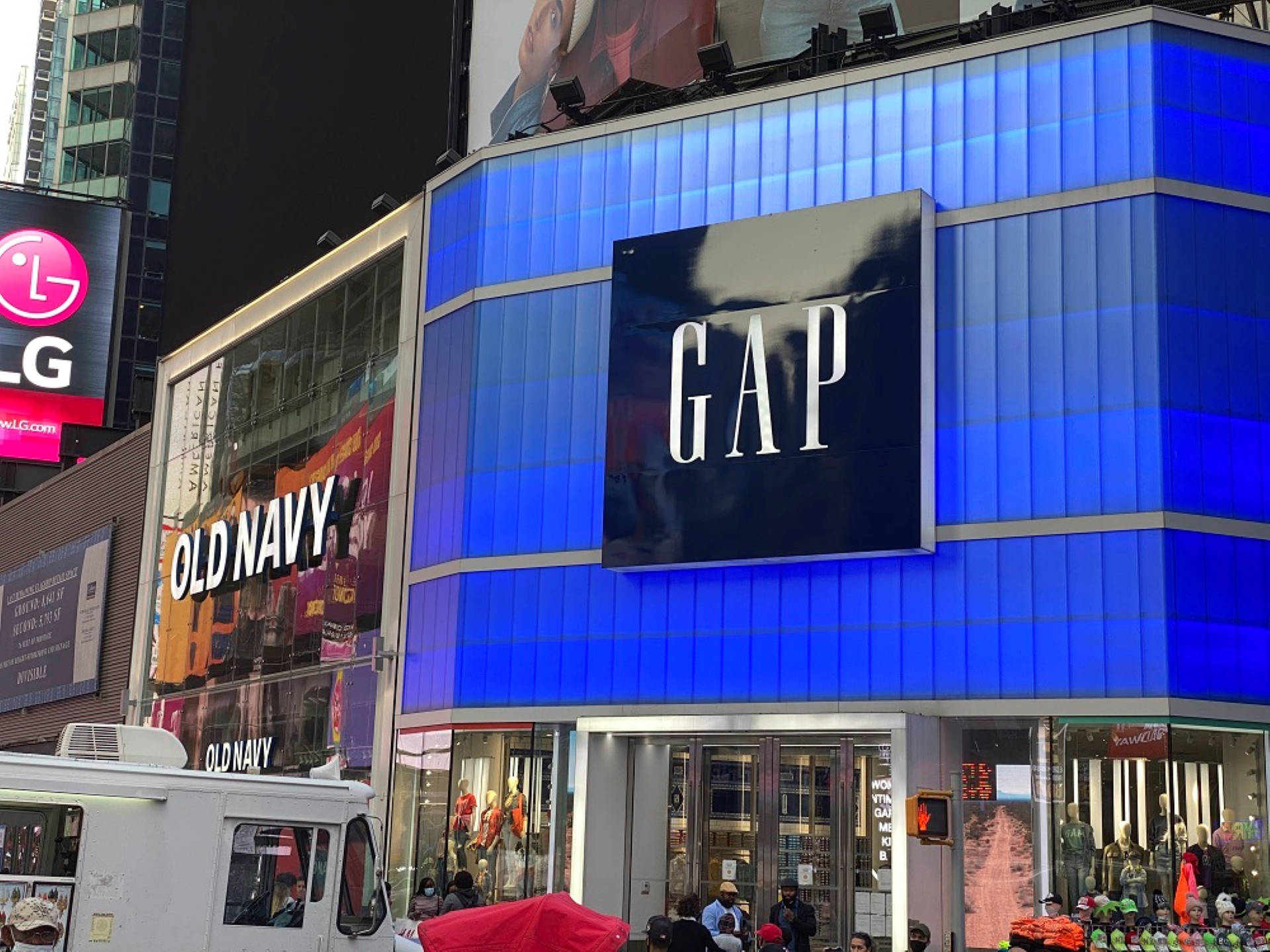 Gap Store In Times Square Wallpaper