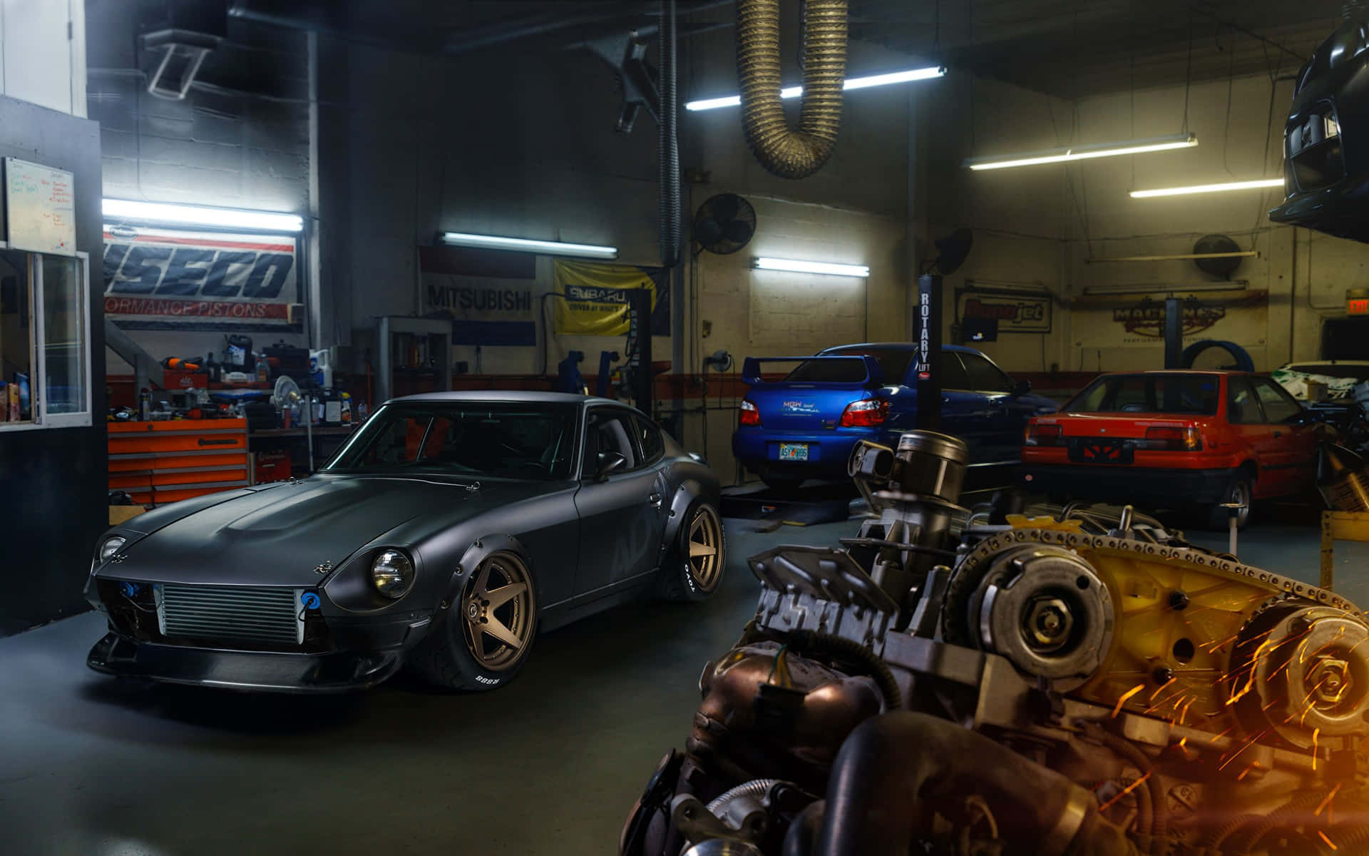 Garage Background