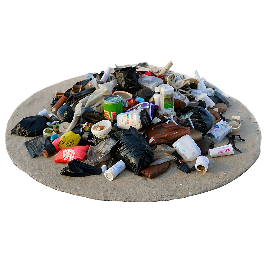 Garbage On Beach Scene Png 93 PNG